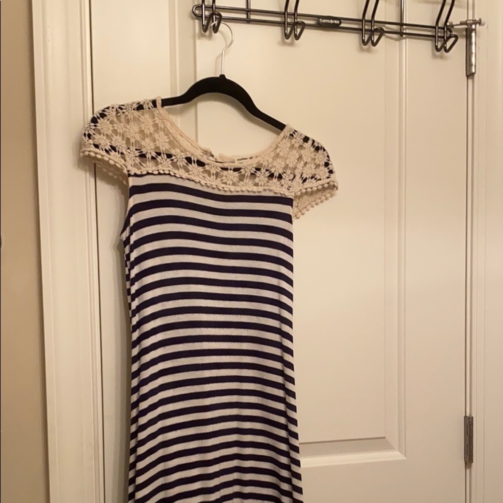 Striped maxi dress